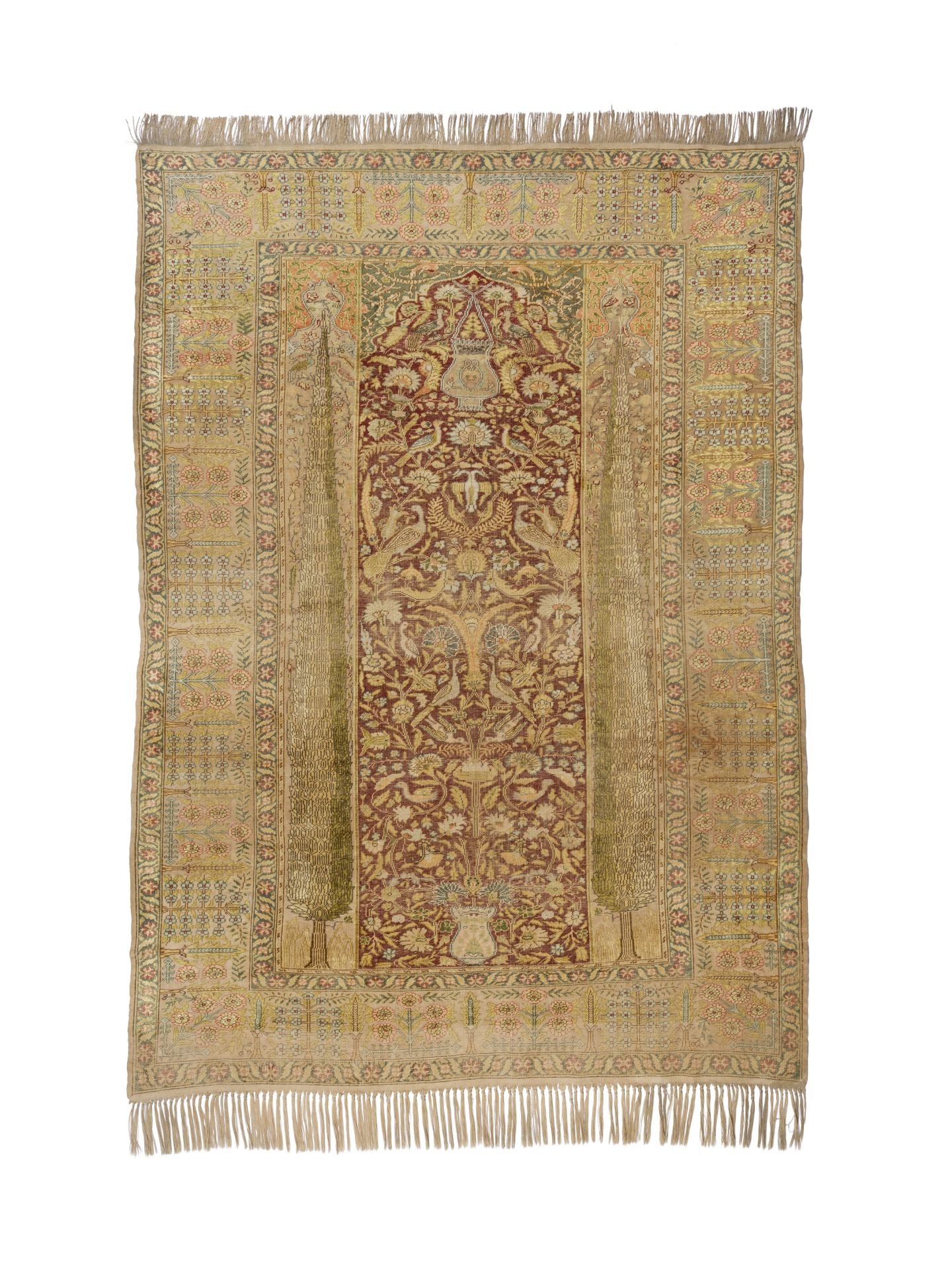 Antique Floss Bandirma Prayer Rug