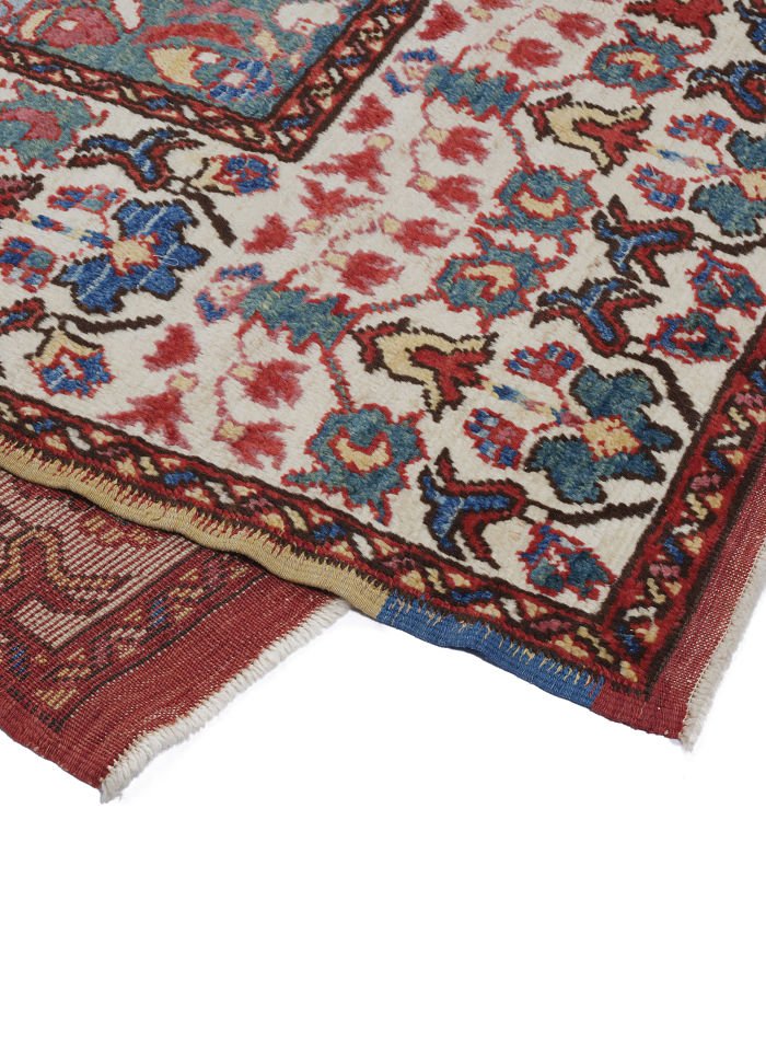 Antique Anatolia Rug Made By Old Yarn And Vegetable Dye