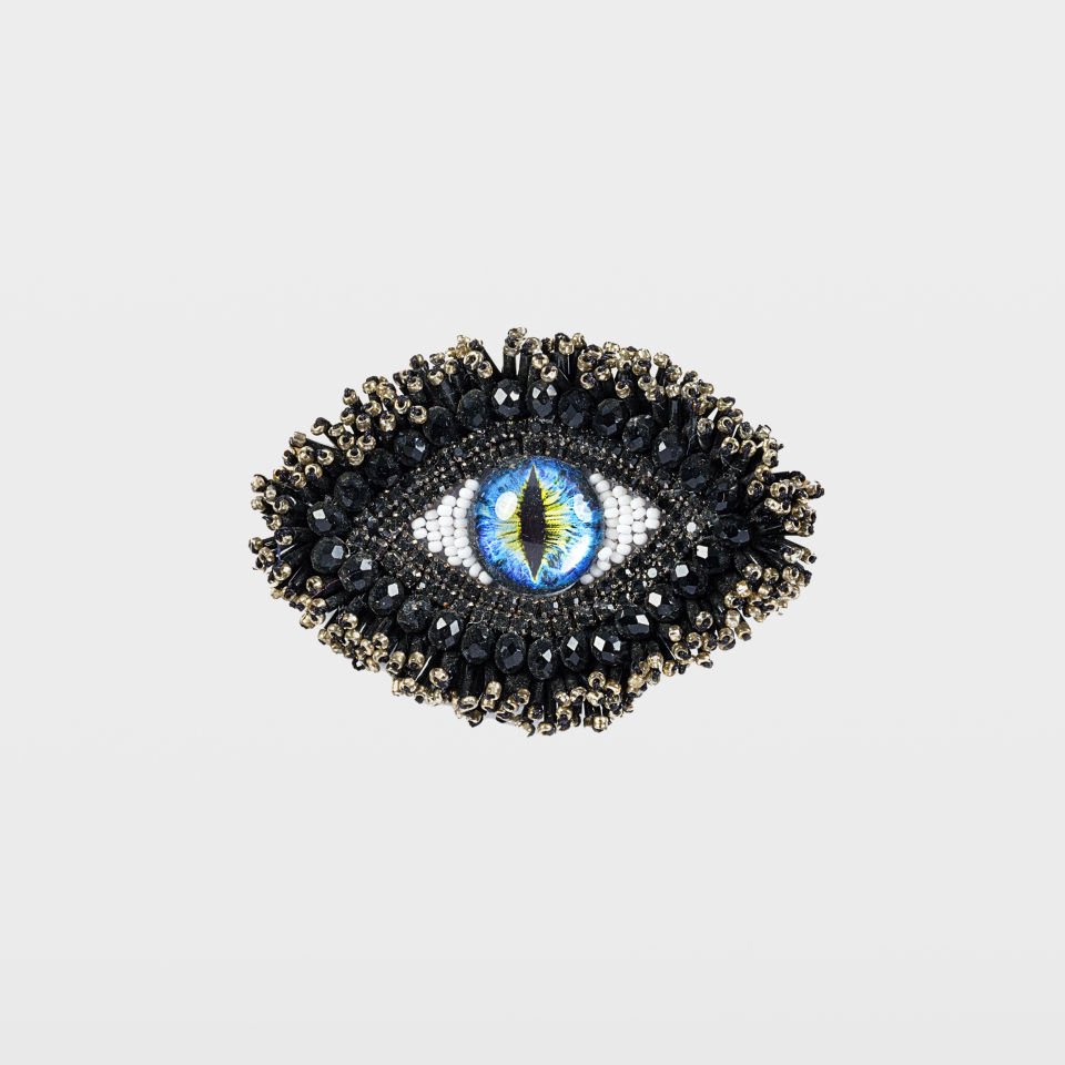 Blue Eye Brooch