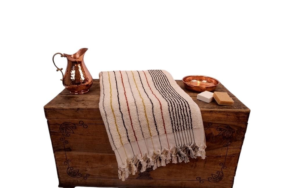 Turkish Towel - Hand-Woven Cotton Bath Towel