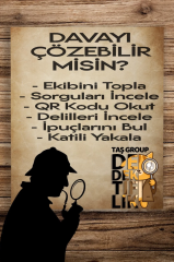 Dedektiflik Suç Çözümleme / Suçluyu Bulma / Dedektif Oyunu / Suçlu kim /Mine Sunal / Dava no 8