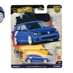 Hot Wheels 1/64 Ölçek Car Culture World Tour Temalı Premium Araçlar HRV79 Volkswagen Golf MK7