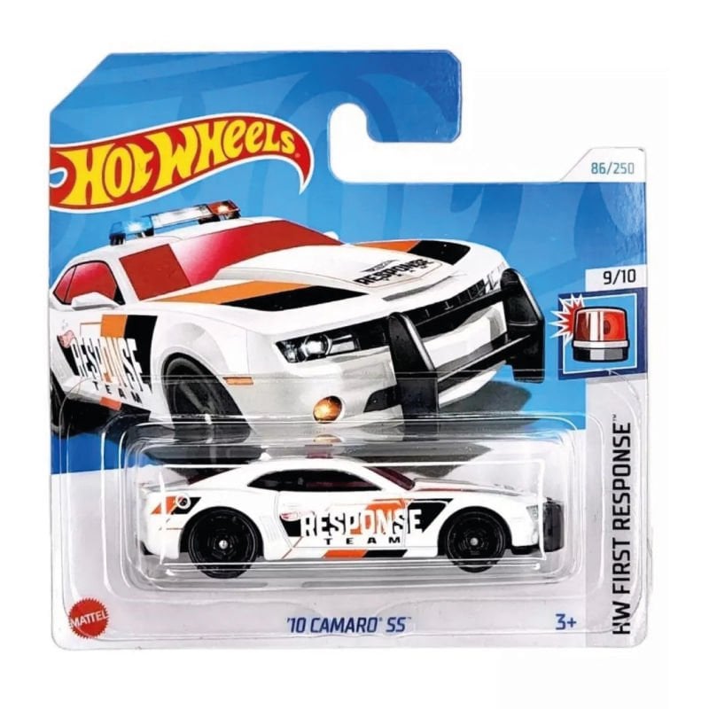 Hot Wheels 1/64 Ölçek Tekli Regular Arabalar HTD88 Hw First Response / '10 Camaro SS