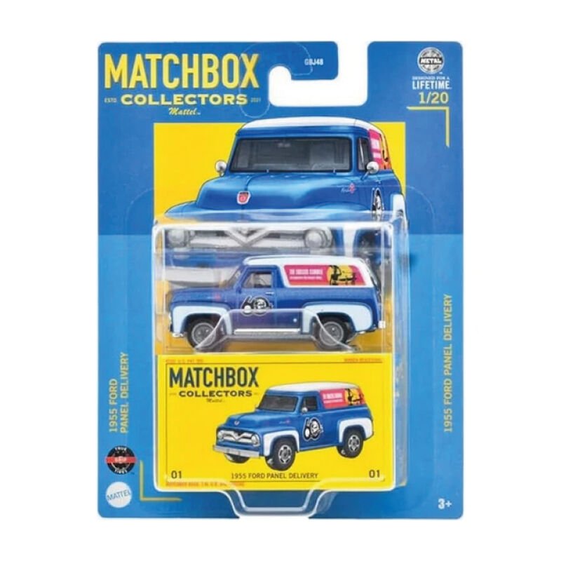 Matchbox 1/64 Ölçek Premium Araçlar HVW13 1955 Ford Panel Delivery