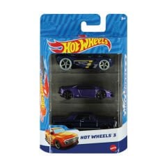 Hot Wheels 1/64 Ölçek Üçlü Araba Seti K5904 Karışık Araçlar (Karışık Gönderim)