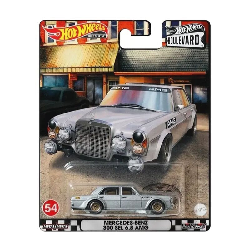 Hot Wheels 1/64 Ölçek Boulevard Temalı Premium Araçlar HCR14 Mercedes-Benz 300 SEL 6.8 AMG