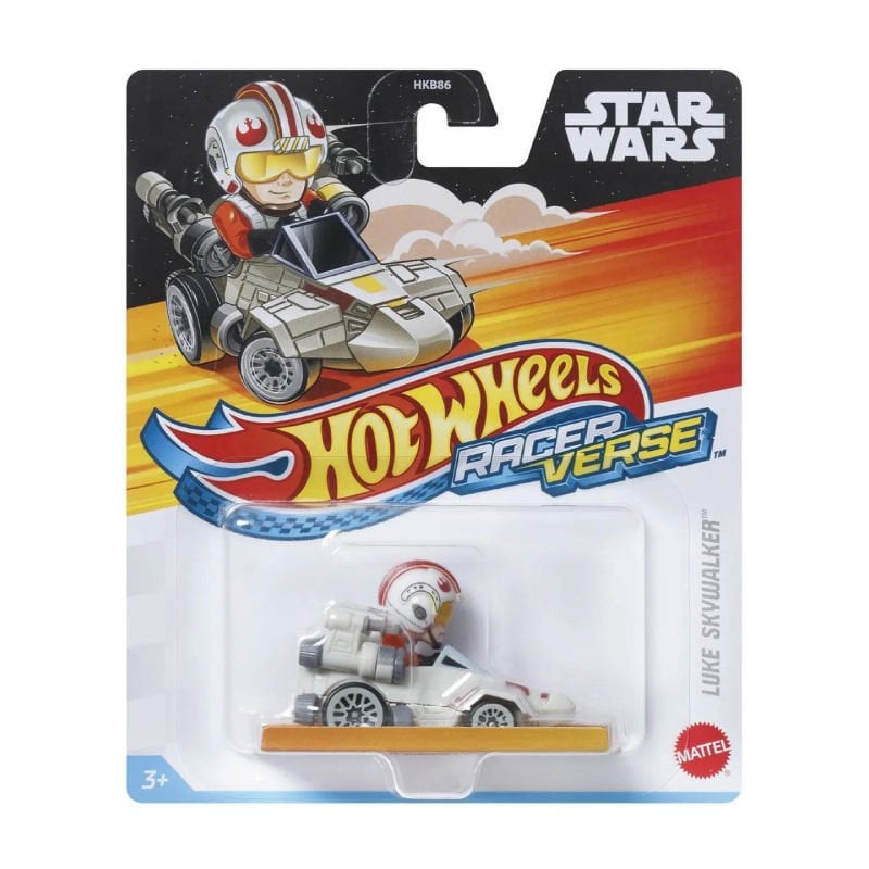 Hot Wheels 1/64 Ölçek Racer Verse Temalı Özel Karakter Araçlar HKC07 Luke Skywalker