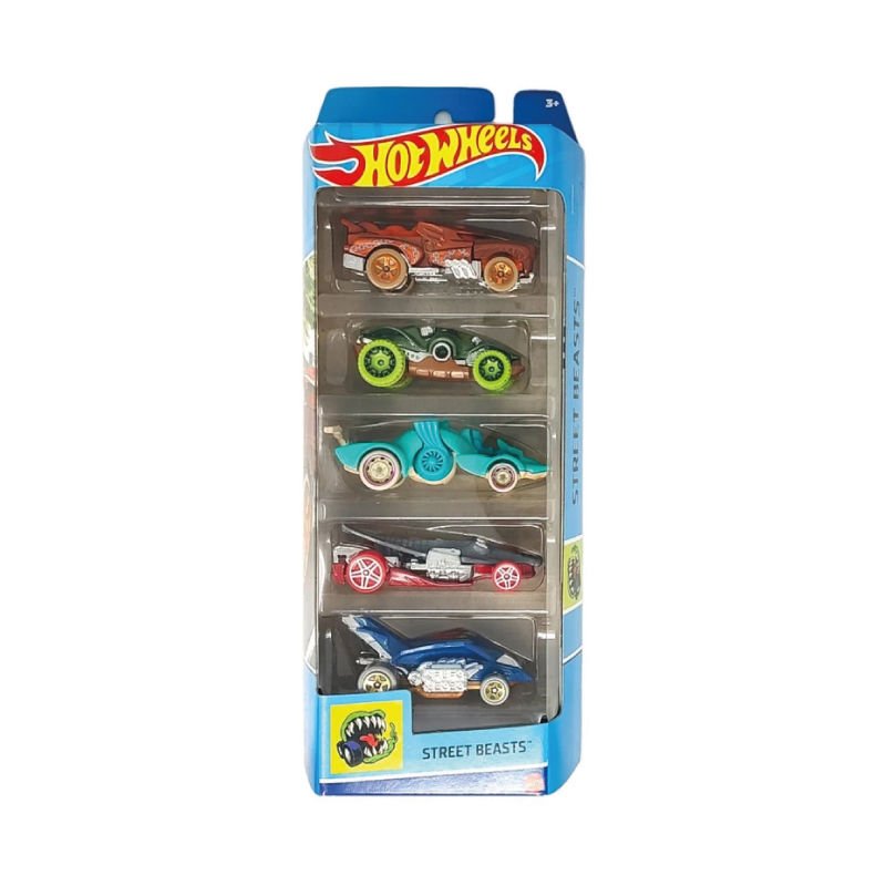 Hot Wheels 1/64 Ölçek Beşli Araç Seti HFV91 Street Beasts