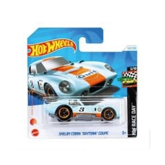 Hot Wheels 1/64 Ölçek Tekli Regular Arabalar HTC77 Hw Race Day / Shelby Cobra ''Daytona'' Coupe