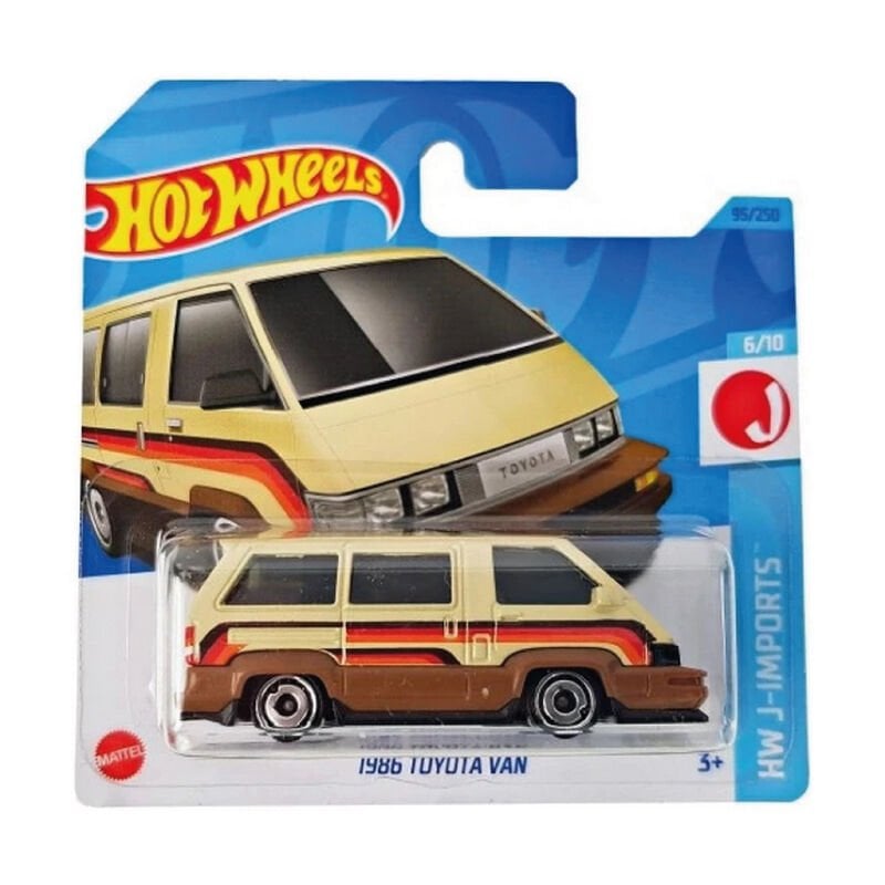 Hot Wheels 1/64 Ölçek Tekli Regular Arabalar HKJ15 Hw J-Imports / 1986 Toyota Van