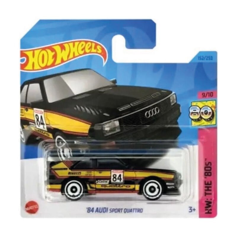 Hot Wheels 1/64 Ölçek Tekli Regular Arabalar HKG88 Hw: The '80s / '84 Audi Sport Quattro