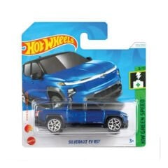 Hot Wheels 1/64 Ölçek Tekli Regular Arabalar HRY63 Hw Green Speed / Silverado EV RST