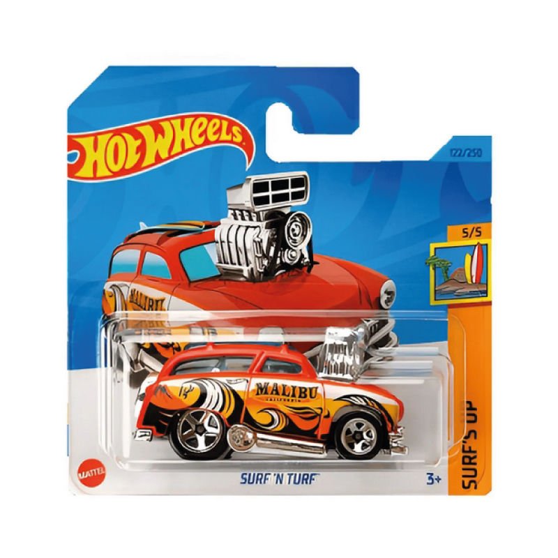 Hot Wheels 1/64 Ölçek Tekli Regular Arabalar HKJ35 Surf's Up / Surf'N Turf