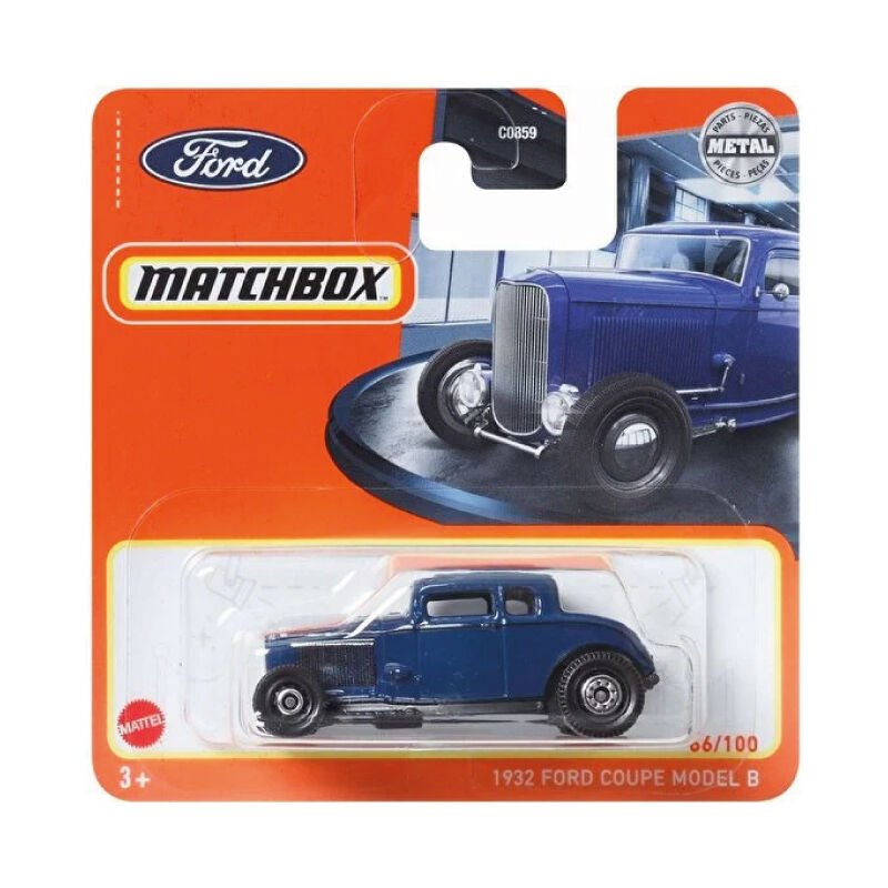 Matchbox 1/64 Ölçek Tekli Regular Arabalar HFR54 1932 Ford Coupe Model B