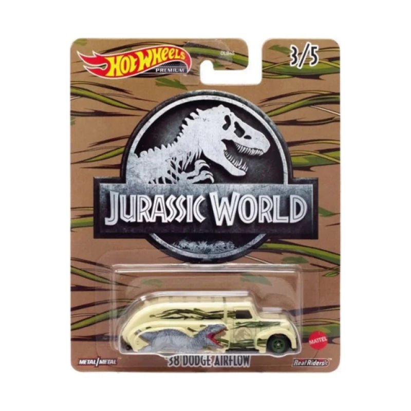 Hot Wheels 1/64 Ölçek Jurassic World Temalı Premium Araçlar HCN99 '38 Dodge Airflow