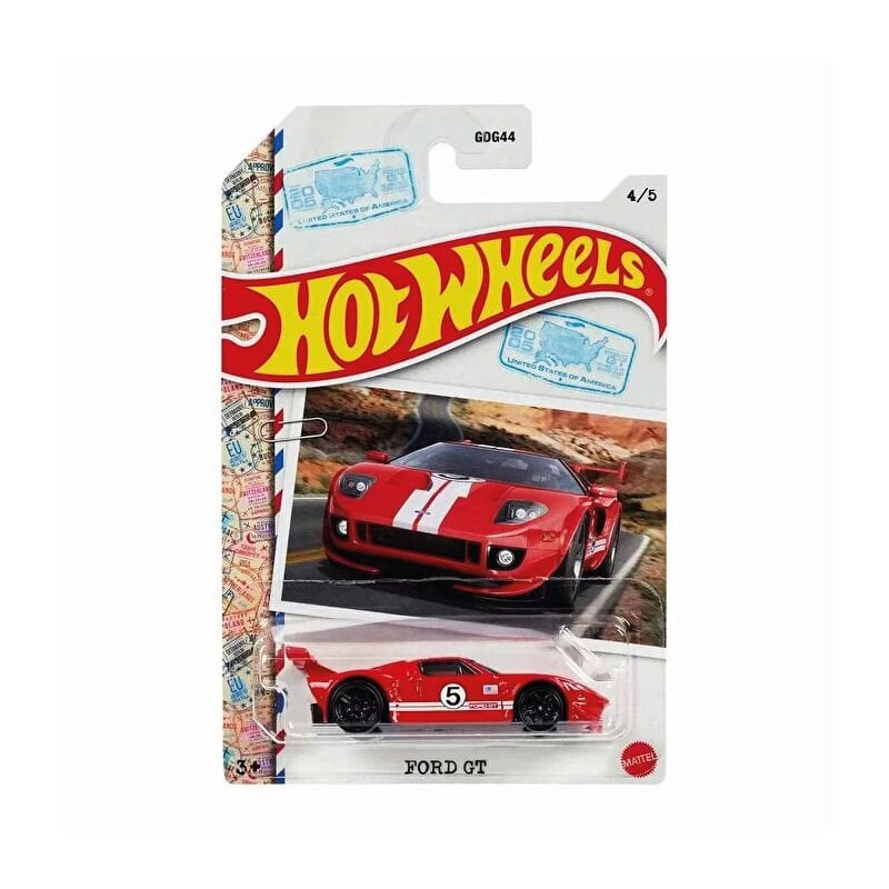 Hot Wheels 1/64 Ölçek United States Of America Temalı Uzun Kart Araçlar HDH25 Ford GT