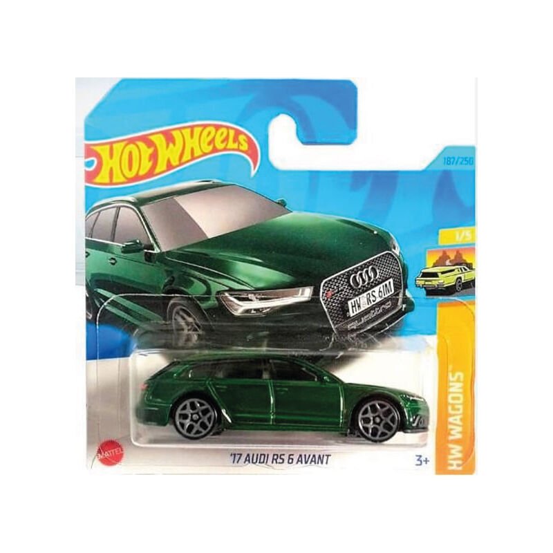 Hot Wheels 1/64 Ölçek Tekli Regular Arabalar HKH69 Hw Wagons / '17 Audi RS 6 Avant