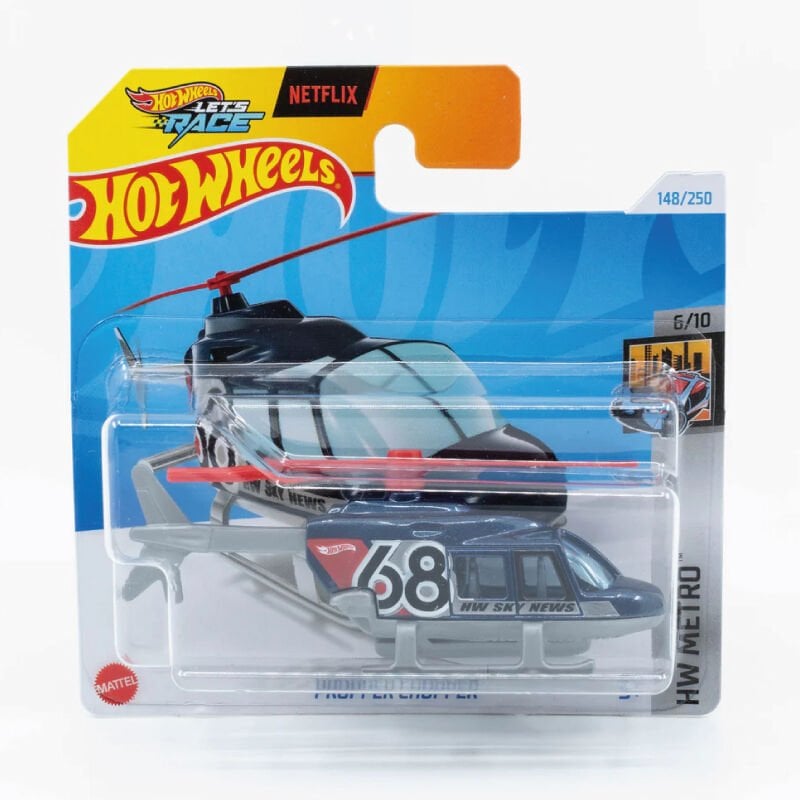 Hot Wheels 1/64 Ölçek Tekli Regular Arabalar HTD69 Hw Metro / Propper Chopper (Lacivert)