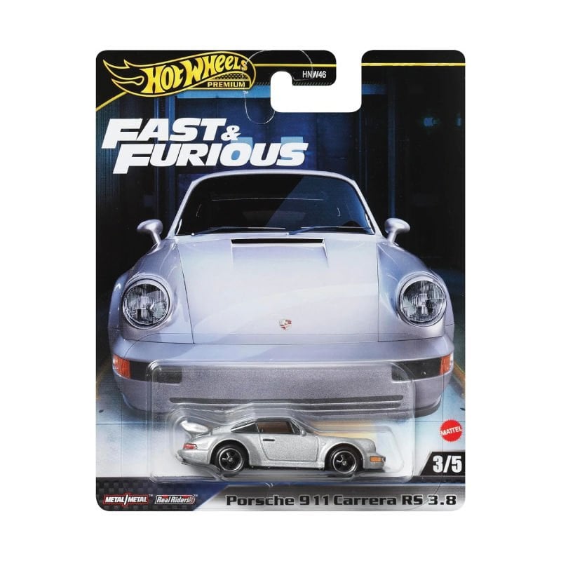 Hot Wheels 1/64 Ölçek Fast & Furious Temalı Premium HRT97 Porsche 911 Carrera RS 3.8