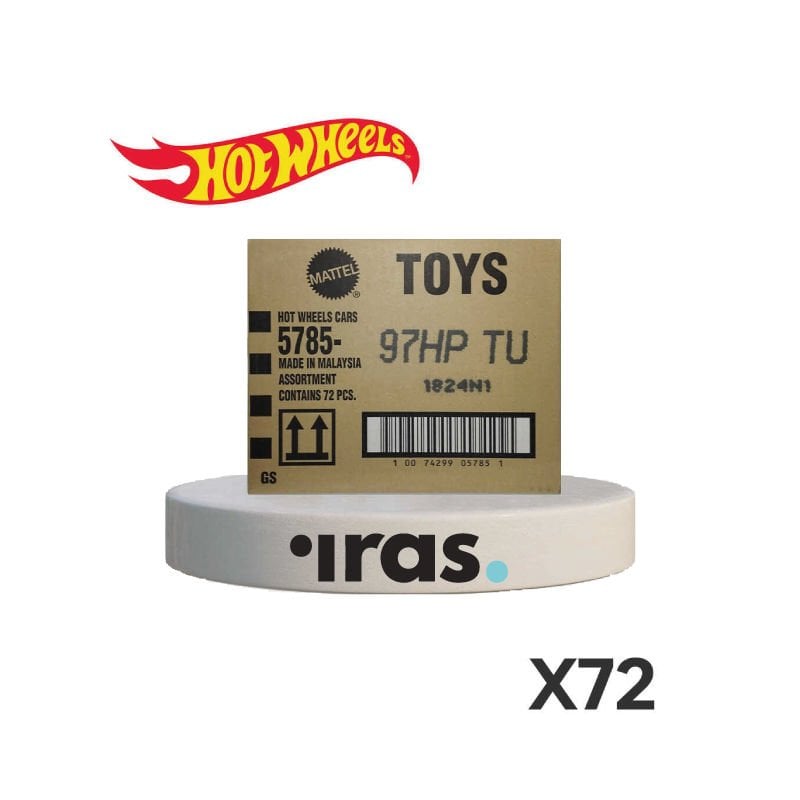 Hot Wheels 1/64 Ölçek Tekli Regular Arabalar 72'Li Kutu Kapalı (2024 P Case)