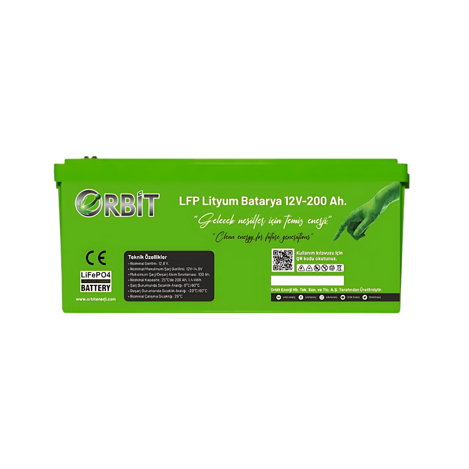 Orbit 24V 210Ah LiFePO4 Lityum Akü - VP Serial