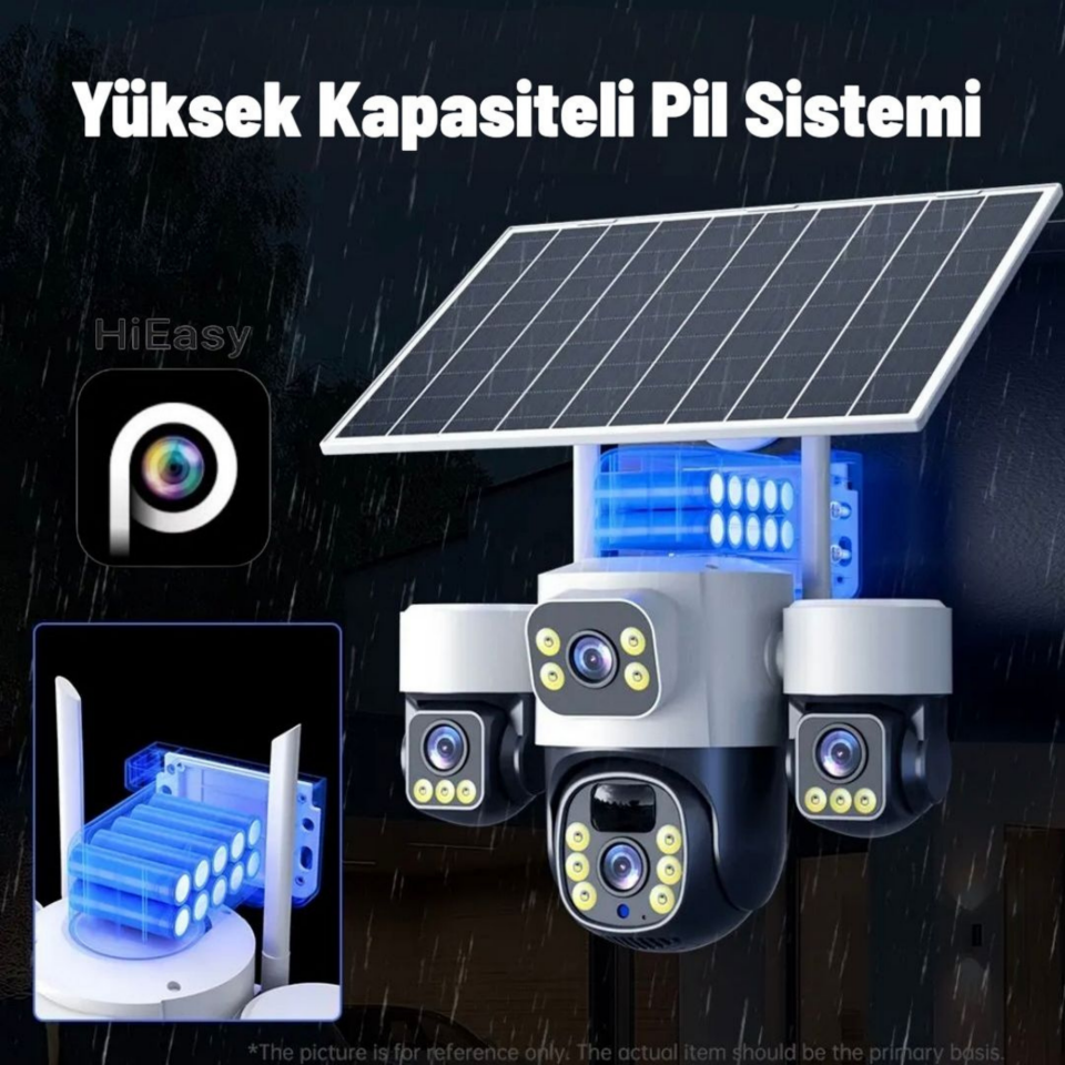 Inox Digital X14 4G E-Simli 4 Kameralı Güneş Enerjili Güvenlik Kamerası