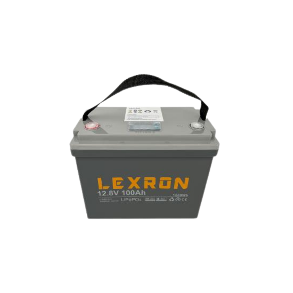Lexron 100AH 12.8V LiFePO4 Lityum Akü