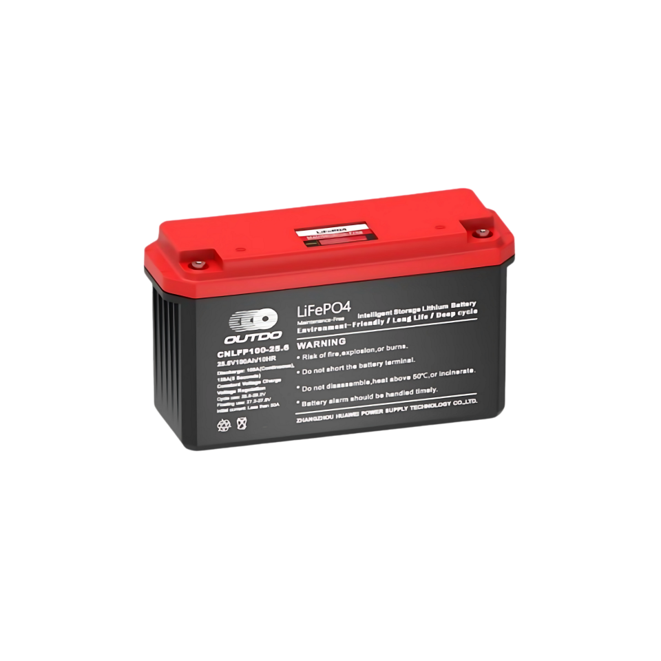 Outdo 25.6 Volt 100 Amper Dijital Ekranlı Akıllı Lityum Akü