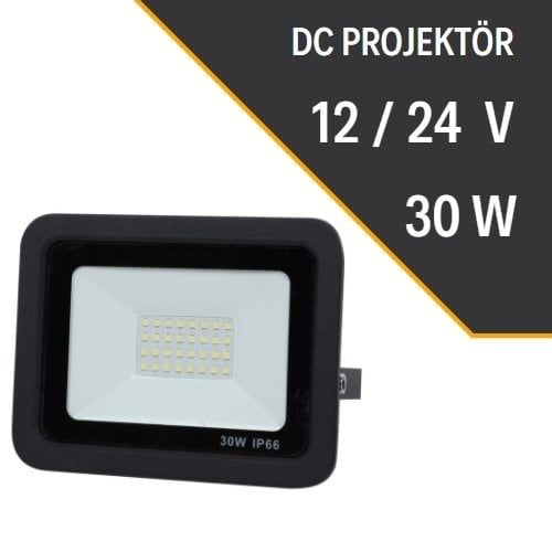 30W DC PROJEKTÖR 12V/24V