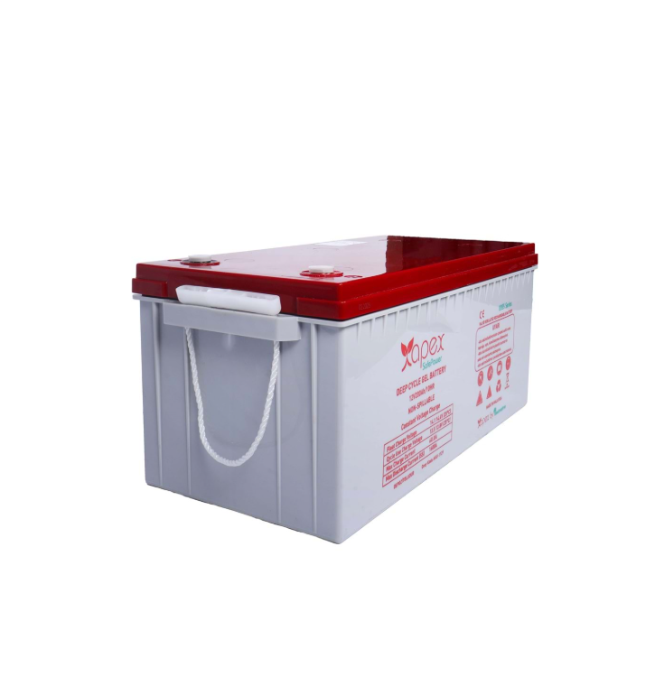 Apex 12V 200Ah Deep Cycle Jel Akü