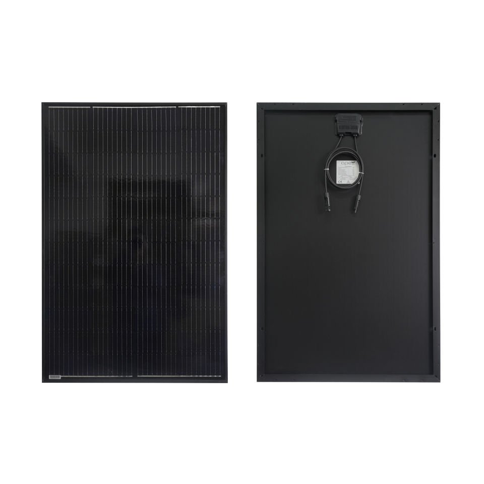 Apex 155W Half-Cut Monokristal Full Black Güneş Paneli