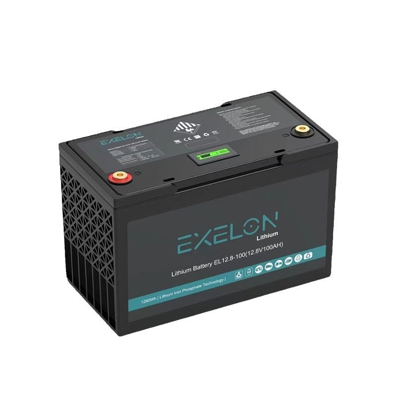 Exelon 12.8V 100Ah Lityum (LiFePO4) Batarya