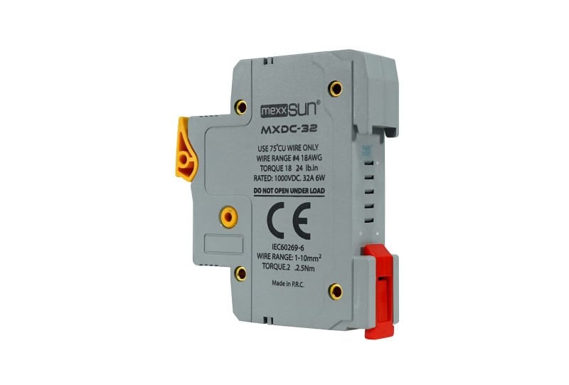Mexxsun 32A DC Sigorta + Sigorta Yuvası (1000V)