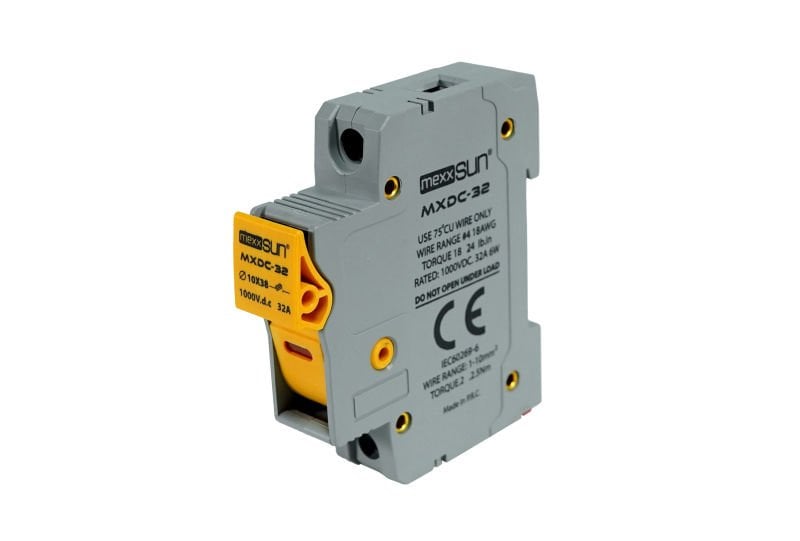 Mexxsun 32A DC Sigorta + Sigorta Yuvası (1000V)