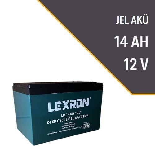 Lexron 14Ah 12V Jel Akü