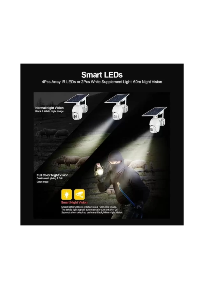 İnox Digital INOX-216IPC Speed Dome 3MP Güneş Enerjili Güvenlik Kamerası