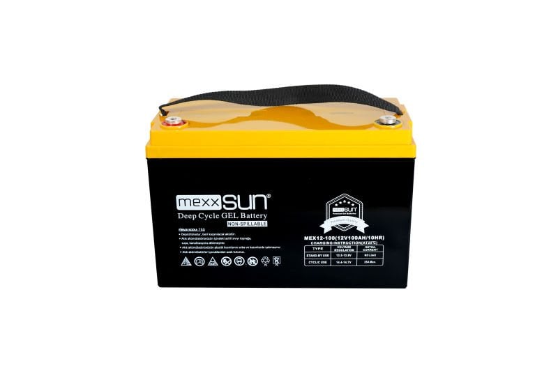 Mexxsun 12V 100Ah Deep Cycle Jel Akü