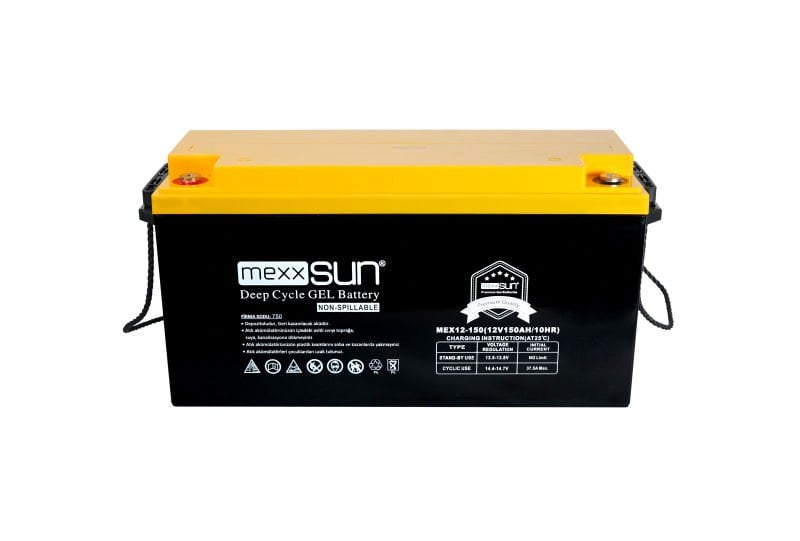 Mexxsun 12V 150Ah (MEX12-150) Jel Akü