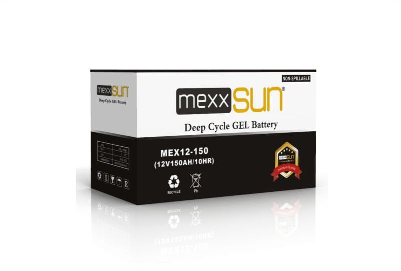 Mexxsun 12V 150Ah (MEX12-150) Jel Akü