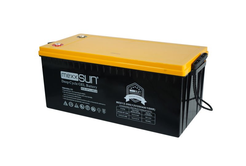 Mexxsun 12V 200Ah (MEX12-200) Jel Akü