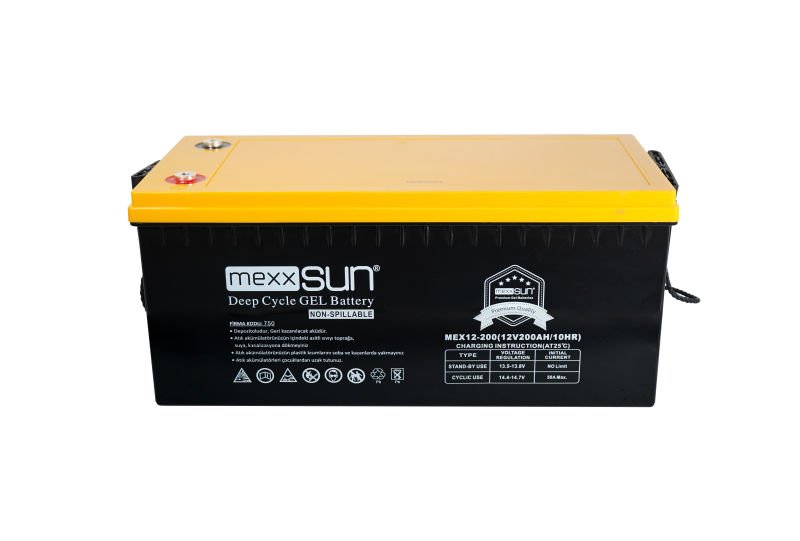 Mexxsun 12V 200Ah (MEX12-200) Jel Akü