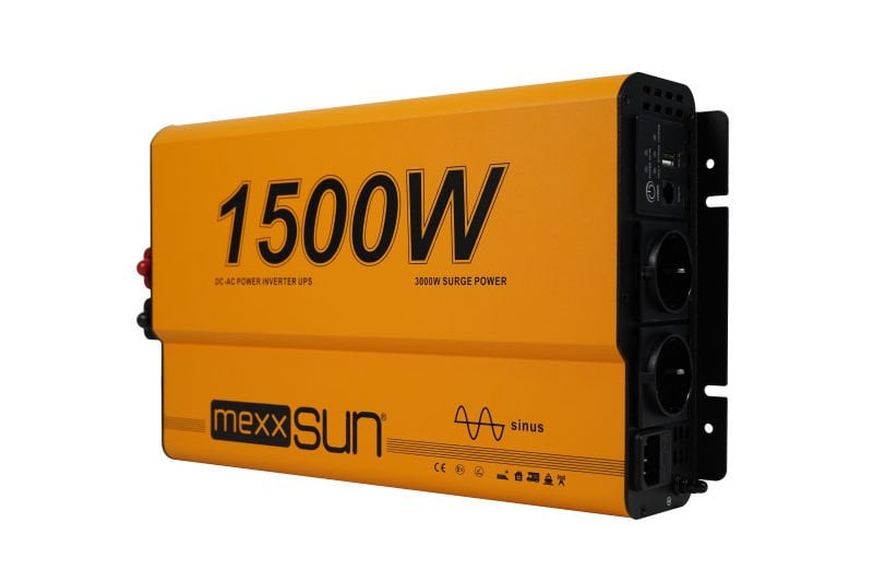 Mexxsun 12V 1500W Tam Sinüs UPS (Remote Ekran) İnverter