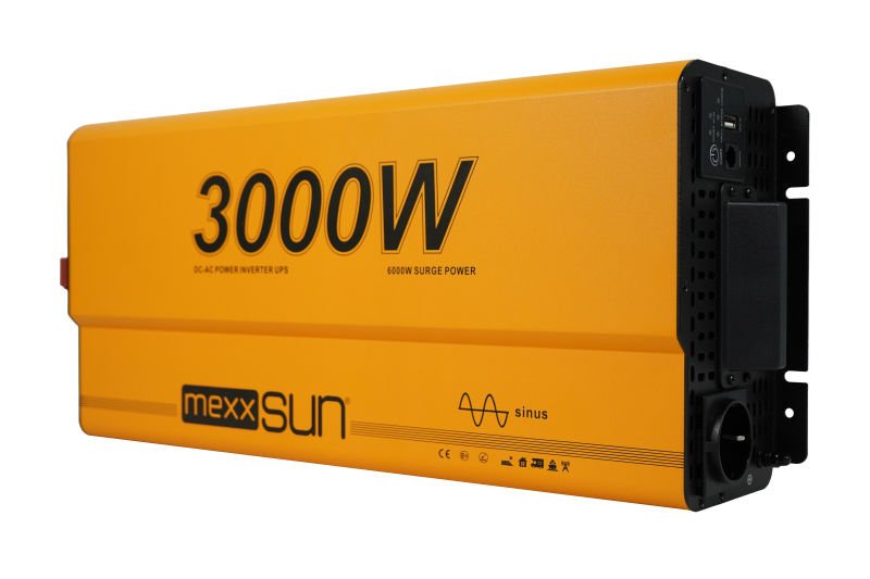 Mexxsun 12V 3000W Tam Sinüs UPS (Remote Ekran) İnverter