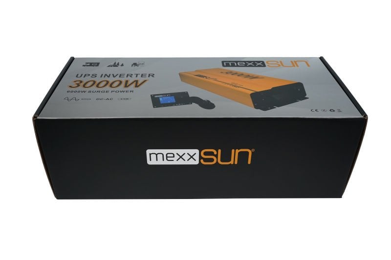 Mexxsun 12V 3000W Tam Sinüs UPS (Remote Ekran) İnverter