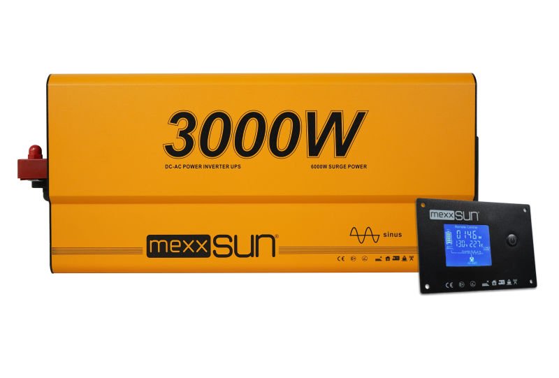 Mexxsun 12V 3000W Tam Sinüs UPS (Remote Ekran) İnverter
