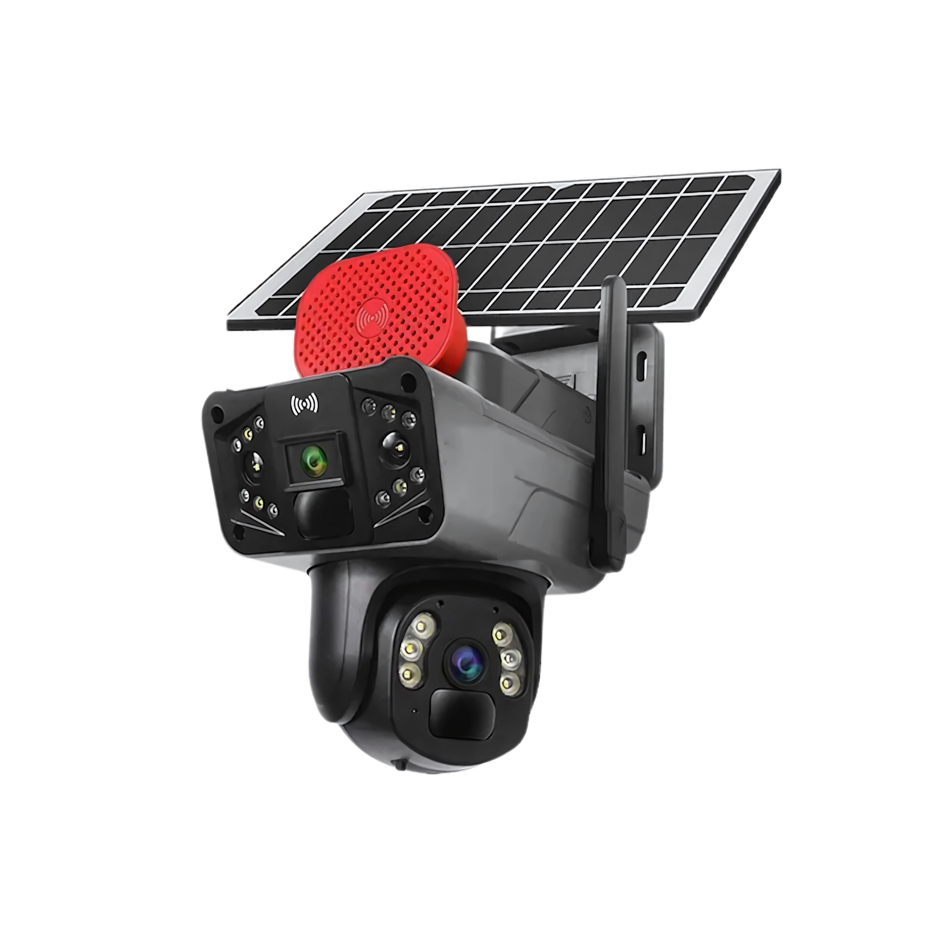 O-KAM 3915 4G 6MP Dual Lens Solar PTZ Güneş Panelli Kamera