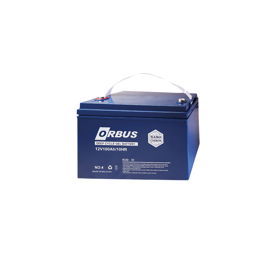 Orbus 12V 100Ah Deep Cycle Nano Carbon Jel Akü
