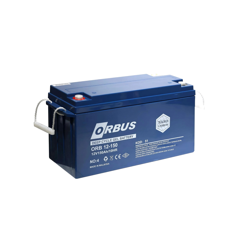 Orbus 12V 150Ah Deep Cycle Nano Carbon Jel Akü