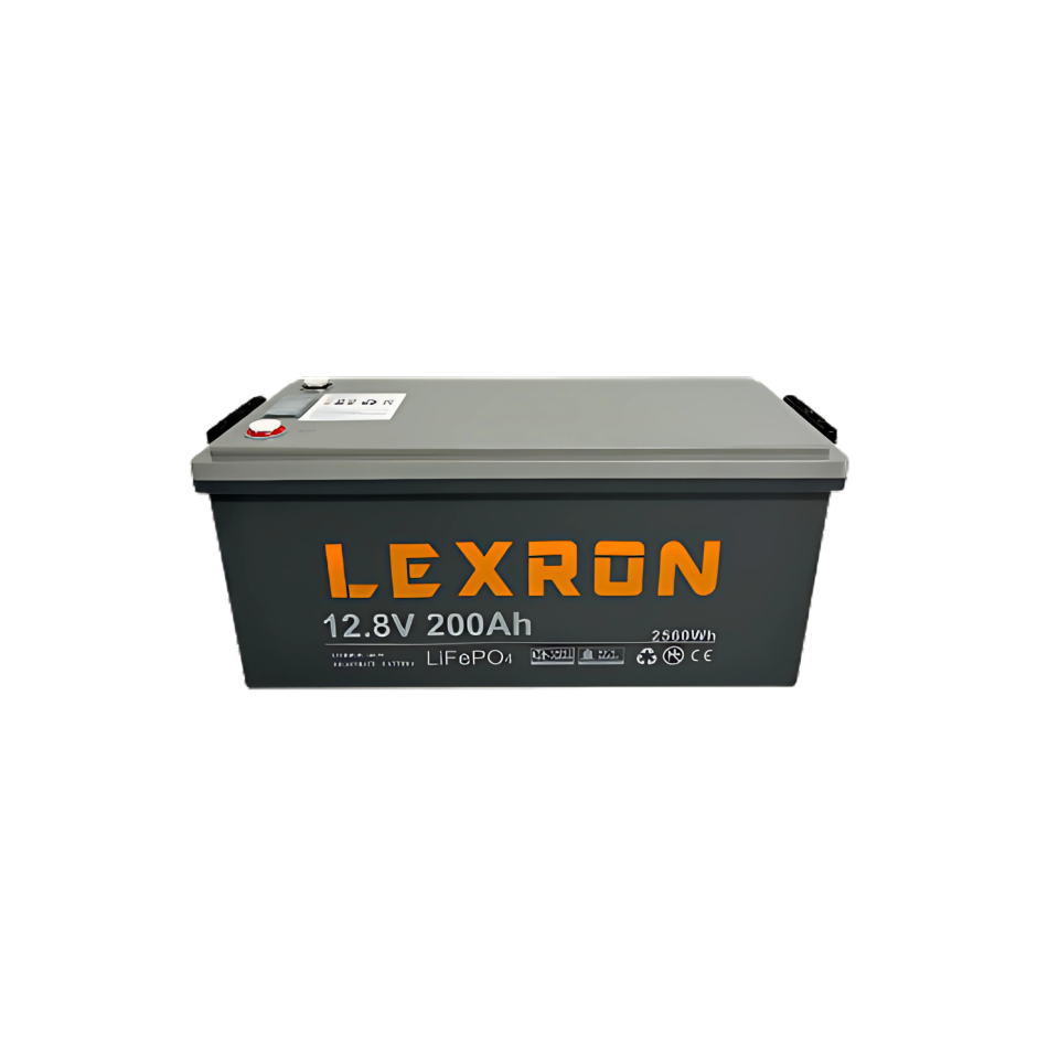 Lexron 12.8V 200Ah LiFePO4 Lityum Akü