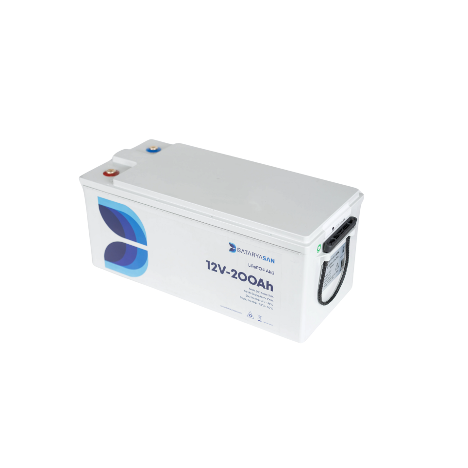 BATARYASAN 12V 200Ah Bluetooth Özellikli Lityum(LiFePO4) Akü